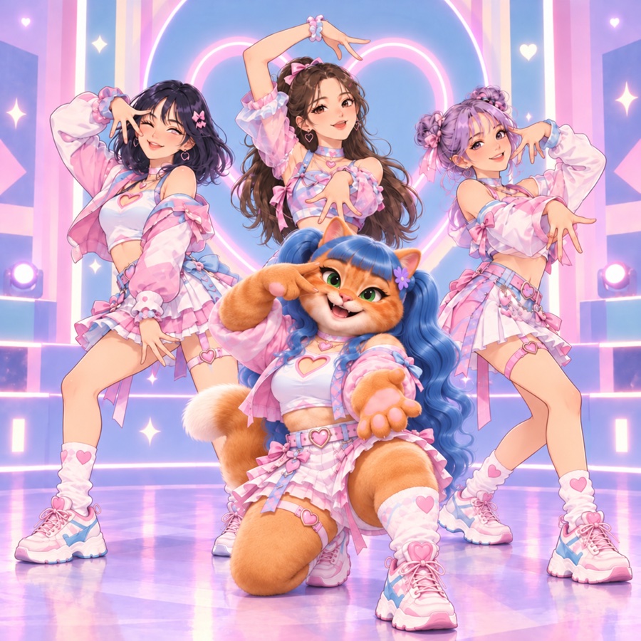 K-POPガールズ風